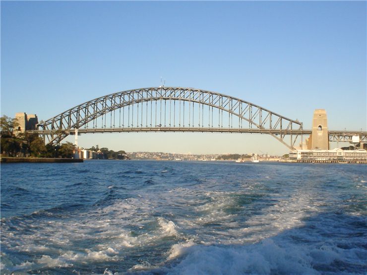Picture Of Sydney Harbour Bridge From Ferry